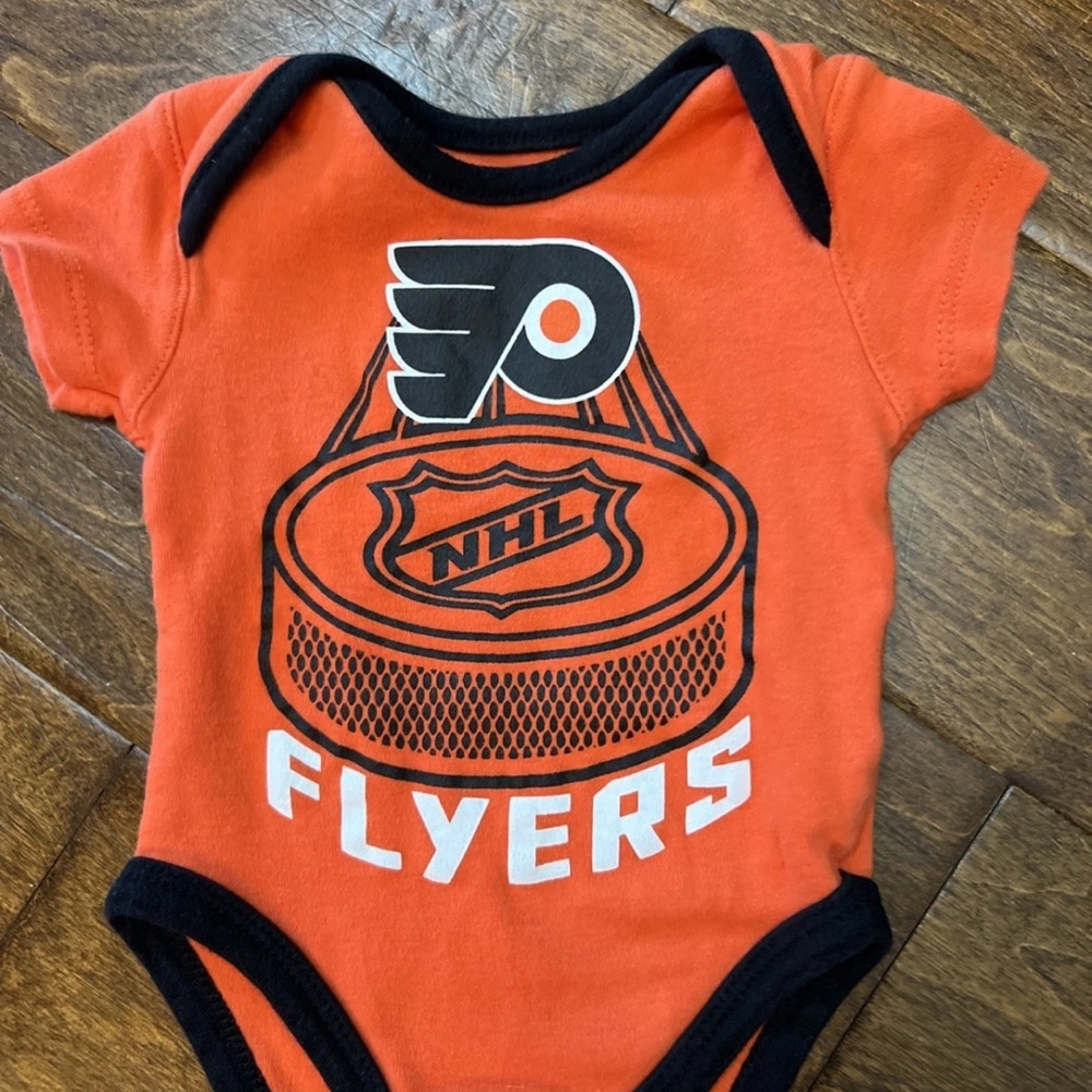 NHL Flyers Orange and Black Bodysuit